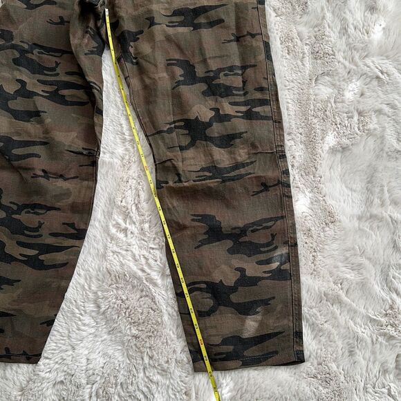 Sanctuary Everyday Linen Pants Camo Size 31 - Picture 7 of 11